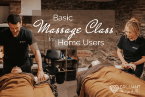 two people having a massage at the same time: basic massage class for home users